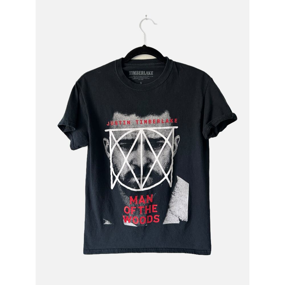 Justin Timberlake Man of the Woods Black Tour Tee Small